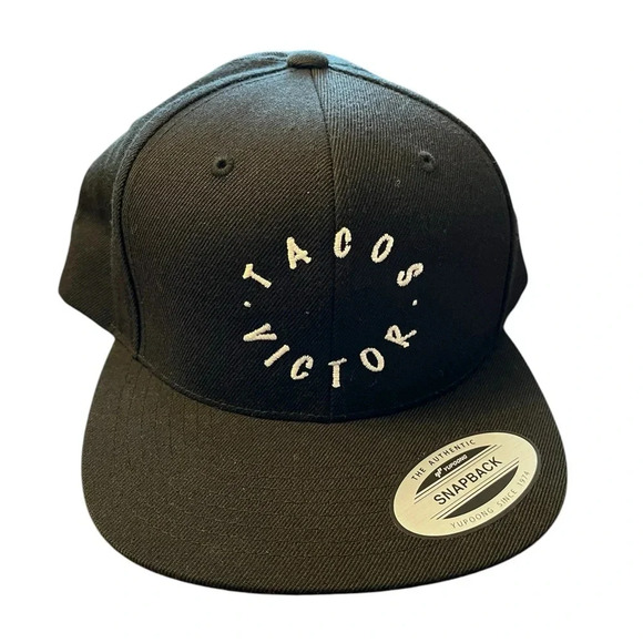 NWT embroidered Tacos Victor  straight palet cap - Picture 1 of 5